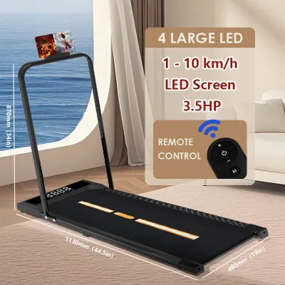 Flashfish Treadmill Foldable Electric Portable Walking machine 1-10KM/H LED Display