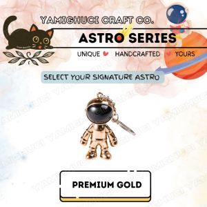 🌕[ASTRO] Personalised Astro Series Astronaut Keychain – Engraved Custom Gift Charm