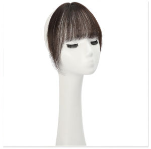 《501》 วิกผมมนุษย์แท้แบบกำหนดเอง Xiao Qian Dai ผมหน้าม้าที่มองไม่เห็น วิกผมธรรมชาติจากโรงงาน