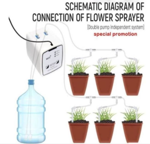 [SG Stock] WiFi Smart Automatic Irrigation System | App Control Plant Watering Device for Garden Pots | Dual Pump Timer Indoor Watering Kit