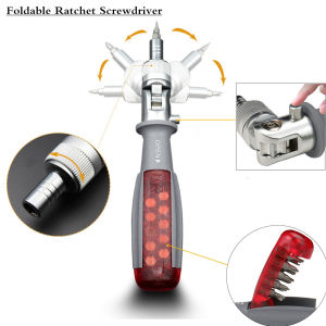 [Mới][FreeShip] Tovit tuốc tô vít nam châm nhiều đầu chỉnh góc đảo chiều đa năng Nhật FukuokaTools FO-9006M