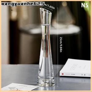 [WYH Store] 👗 Transparent Flower Vase Small Vase Hydroponics Plant Flower Terrarium Luxury Room Table Home Decor Wedding Decoration