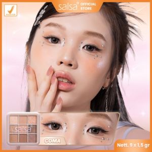 SALSA GALAXY EYESHADOW PALETTE EYE SHADOW PERONA PEWARNA MATA MAKE UP DOUYIN KOREA KOSMETIK WAJAH