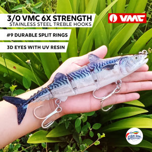 21cm/75g 4-Sections Fishing Rapala/Lure Jointed Lifelike Hard Bait for Subid Trolling Pamingwit ng Tangige Tuna Mamsa