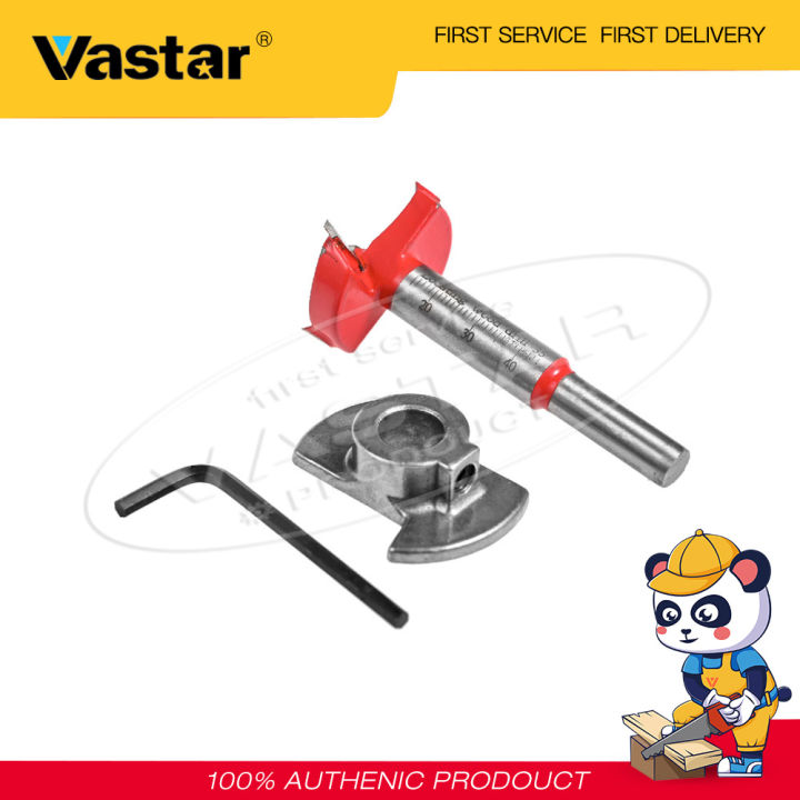 Vastar 35mm Hinge Hole Jig Drill Guide Set DIY Woodworking Door Hole ...