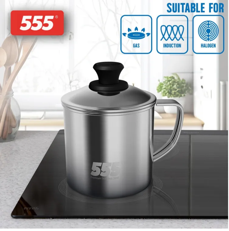 555 Classic Stainless Steel Mug with Lid - 304 Stainless Steel