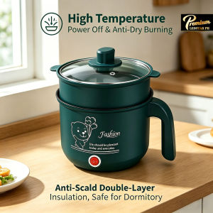 Mini Rice Cooker Multi-function Cooker 1.8L Non-stick Inner pot Electric Heating Pot