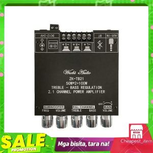 ZK-TB21 Amplifier Board – Bluetooth 5.0 Digital TDA7498E Chip 2.1 Channel High Power Audio Module para sa Subwoofer & Stereo Sound!