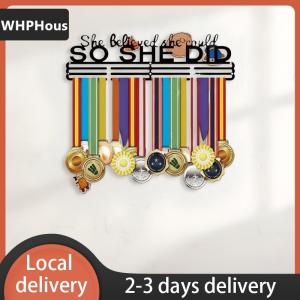 [COD] WHPHous Ship within 24 hours Football Match Running Medal Sports Display Holder RUN MALE  FEMALE RUNNER Marathon Race Hanger Rack Organizer