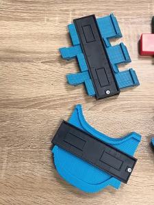 ไม้บรรทัดรูปทรงอเนกประสงค์ เกจวัดโปรไฟล์สากล ไม้บรรทัดโค้งรูปทรงไม่สม่ำเสมอ เครื่องมือเก็บตัวอย่างแผ่นยิปซัมพิเศษสำหรับงานไม้