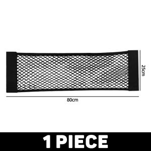 Car Storage Mesh Net for Seat Back Trunk Luggage Storage Mesh Net Bag Magic Velcro Universal Auto Hight Capacity Storage Organizer