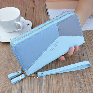 Aladdin Dompet Pendek Pemegang Kad Wanita ( Triangle Double Zip Card Zip Money Purse Woman Pouch Wallet ) 43G3