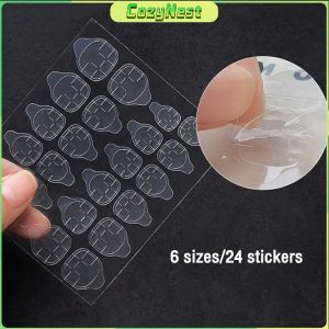 C.N. Perfect Partner for False Nails-Nail Glue Jelly Gel Sticker for Fake Nails 24pcs/set