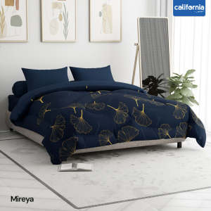 BED COVER SET CALIFORNIA KARET 180x200x25cm - No.1 - MOTIF TERBARU