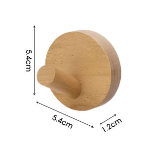 【On Sale】Natural Storage Hanger DIY Wall-mounted Hooks Wooden Coat Hook Retro Wall Decoration