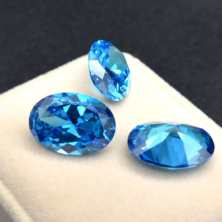 AAAAA Beautiful Sea Blue Sapphire Cut Shape Loose Gemstone