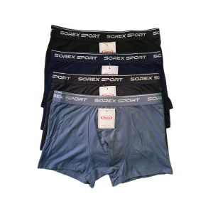 Paket 4 Pcs Celana Dalam Laki Laki Sorex Sport Super Soft | Boxer Pria Dewasa Premium Jumbo