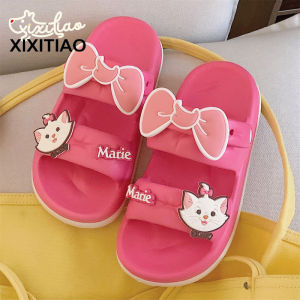 Xixitiao trang phục ngoài trời Eva đế mềm quai đôi dép 2024 mùa hè mới cô gái dễ thương Mary mèo dép