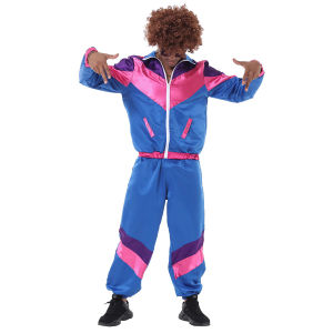 11.11 Cross-border Europe America 1970s and 1980s hip-hop rock music godfather cos Halloween male jazz stage performance costumes