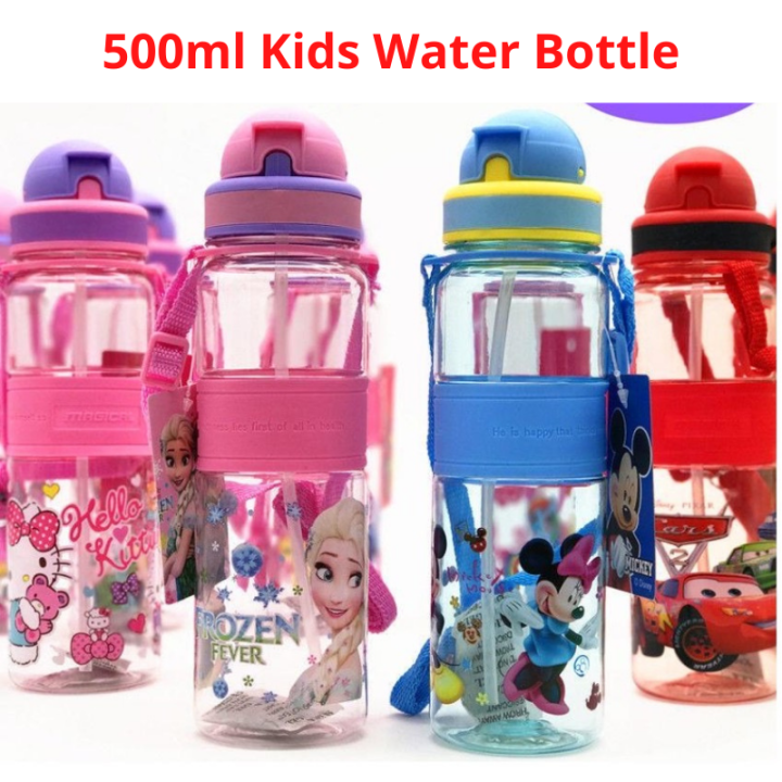 500ml BPA Free Kids School Water Bottle PPSU Straw Cup Cartoon Design ...