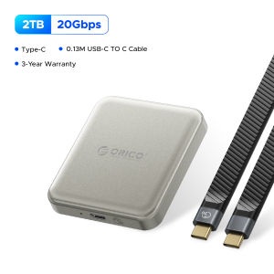 ORICO SSD แบบพกพาสำหรับ iPhone Photography Store ความจุมากวิดีโอ ProRes มือถือสะดวกสบายการจัดเก็บข้อมูลความเร็วสูงการบันทึกข้อมูลแบบเรียลไทม์อย่างรวดเร็ว