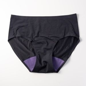 High-Waisted Seamless Leak-proof Briefs - Daytime Moderate Flow
