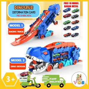 Mainan Anak Dinosaur Truck Track Deformation