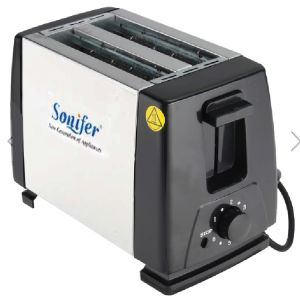 SONIFER SF-6007 Toaster Automatic Pop Up 2 Slices Fast Heating Bread Breakfast Maker / Pembakar Roti Sonifer