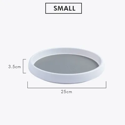SMOOTH GLIDE 💖 360° Rotating Kitchen Storage Tray Condiment Spice Rack Non-Skid Lazy Susan Turntable Cabinet Organizer
