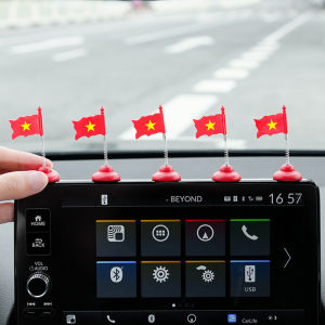 Set 5 Cờ Việt Nam Đón Năng Lượng Tích Cực Đồ Trang Trí Ôtô Xe Máy Trang Trí Bàn Làm Việc...