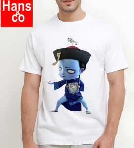 Kaos Pria 3 Dimensi Motif Animasi Kungfu Vampire Tshirt Oblong Katun 24s H0112 By Hans & co