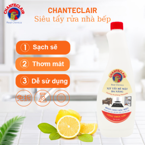 Chanteclair dung dịch xịt bề mặt đa năng vệ sinh dầu mỡ nhà bếp