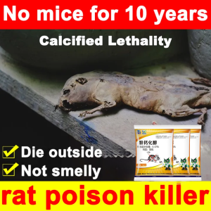 Efficacy 99.9% Rat Poison killer for big rats mouse trap die outside Rat Bait food Rat repellent for home Rat poison pellets mouse killer powerful 50g