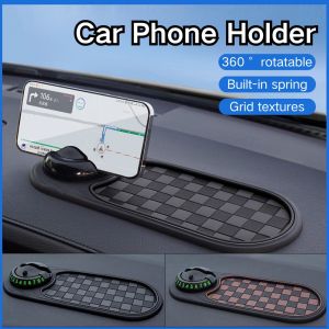 Multi function Car Dashboard Anti Slip Mat Sticky Pad Parking Sticky Slip Mat Car Phone Holder Parking Phone Number Plate GPS Phone Holder Bracket Magic Mat  Dashboard Storage Organize Automotive