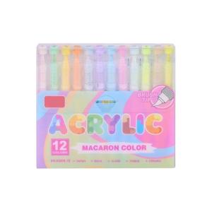 Chất Lỏng Bút Đánh Dấu Acrylic 12 Màu Acrylic Bút bút dạ Cho Nhật Bản Scrapbooking Sơn Trường thủ công nghệ thuật