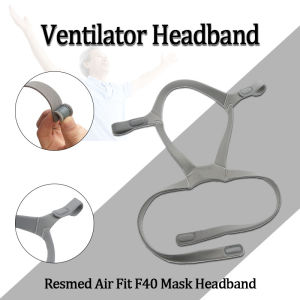 Ventilator Headband Replacement Adjustable Headband Suitable for Resmed Airfit F40 Ventilator Full Face CPAP Mask Strap