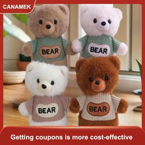 【CANAMEK 】 Cute English Clothing Little Bear Plush Doll Keychain Pendant Backpack Hangings Decoration Gifts