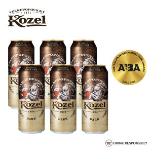 Kozel Dark 500ml x 6 Cans 6-pack  Dark Beer Czech Republic