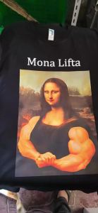 Fashion Printed Mona Lifta Vintage MenS Cotton Tee
