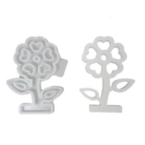 Silicone Mold Set for DIY Spring Flower and Flower Pot Crafts and Decorations Casting Mold Making Project Mould