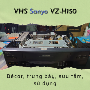Đầu băng VHS Sanyo VZ-H150 điện 100V (lỗi hình ảnh)