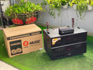 Loa Kéo Di Động M33 Pro 6 Đường Tiếng 800W – 2 Bass 30 2 Trung 2 Treble Kèm 2 Micro Hợp Kim Cao Cấp  bảo hành 12 tháng