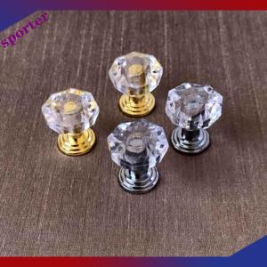 Sporter 10 cái núm Pha Lê Acrylic tay nắm kéo ngăn kéo tủ bếp núm cửa tủ kim cương