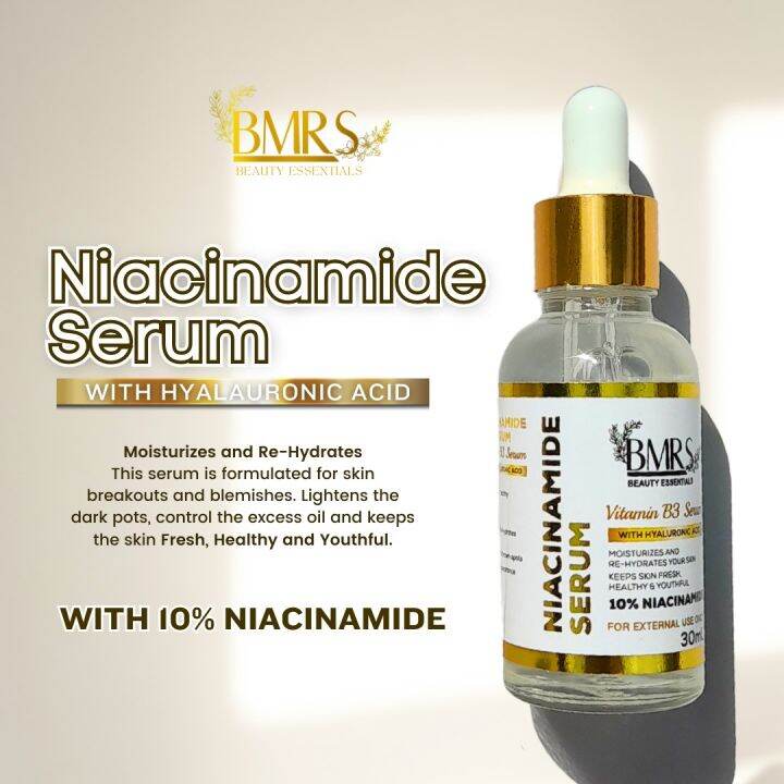 BEST SELLING! BMRS NIACINAMIDE SERUM With Hyaluronic Acid, Moisturizes ...