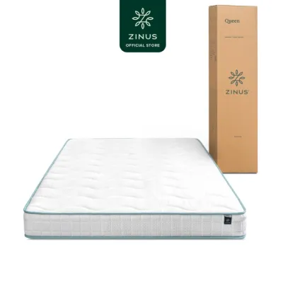 Promo - Kasur Spring Bed Zinus Premium Soft Cover Mattress In a box - Tebal 15cm90 x 200 - Sedia Kasur busa bulu halus lantai lipat tebal empuk 1 set lengkap camping intex single cuci gudang murah