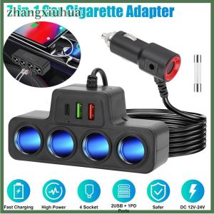zhangxiuhua Car Inverter Charger 120W Car USB Charger Adapter 12V 24V Socket Splitter Road Trips Automotive Electronics
