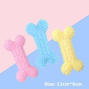 3Pcs Dog Teething Toys Puppy ChewTeething Toys Resistant to Bite Bone Molar Pet Supplies