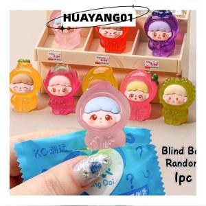 HUAYANG01 [HOT FASHION] Cute Fruit Cartoon Noctilucous Fruit Doll Bag Dolls Mini Figurine Micro Landscape Home Desktop Car Decoration