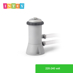 INTEX® 28638 Cartridge Filter Pump (220-240 Volt) 1000 gal/hr 60hz