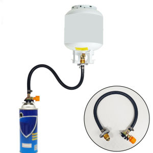 Durable One-Piece Cassette Filling Valve for Gas Refill Systems Compatible with Various Gas Tanks